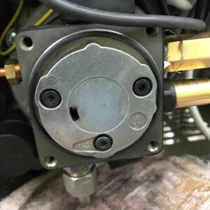 After cleaning the oil pump.